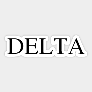 DELTA Sticker